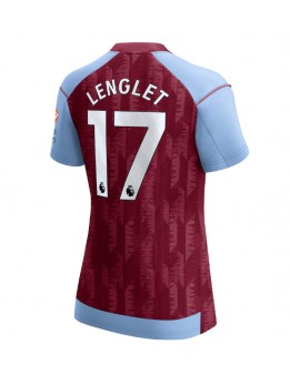 Billige Aston Villa Clement Lenglet #17 Hjemmedrakt Dame 2023-24 Kortermet